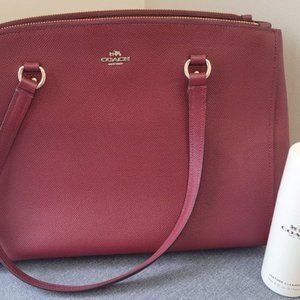 NWOT Coach STANTON Carryall Oxblood